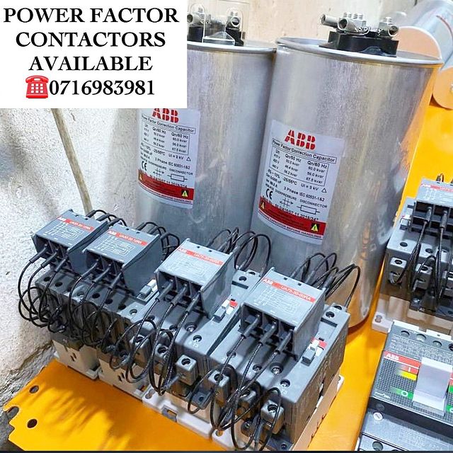 Takeer - POWER FACTOR CONTACTORS AVAILABLE

-ABB

STRONG AND DURABLE 

KWA MAWASILIANO / FOR ENQUIRERS 

CALL:☎️WHATSUP:
TUNAPATIKANA KARIAKOO MTAA WA NARUN...