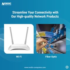 Takeer - Looking to streamline your connectivity and enhance your network infrastructure? Nordic Computers has got your back 🤝! From Wi-Fi to Fiber Optic, ...