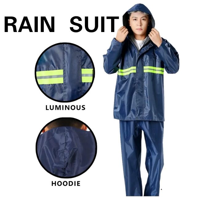 Takeer - HEAVY DUTY RAIN SUIT WITH REFLECTOR