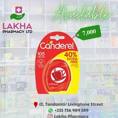 Takeer - CANDERAL 105 tabs 40% extra
🏷️ 7,000

Canderel has a fantastic taste and after few days you’d get used to these. 
It is perfect for you if you wan...