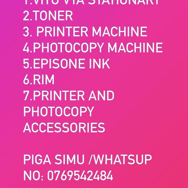 Takeer - Tupo Wazi kuanzia jumatatu - jumamosi✅

Open 2:00 asubuhi
Close 2:00 usiku

Location; Kariakoo Mtaa Wa Congo na Lindi 

Karibuni sanaa 🙏