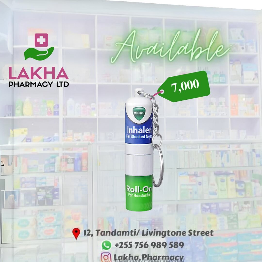 Takeer - VICCKS ROLL ON INHALER 2 in 1
🏷️ 7,000

The inhaler is used to provide relief from blocked and congested noses, while the roll on is used to provi...