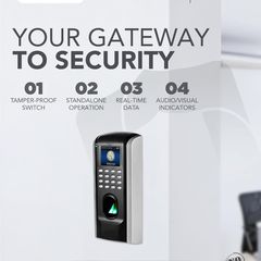 Takeer - Experience advanced security with the ZKTeco Biometric Reader. This device utilizes biometric technology to provide secure access control and accur...