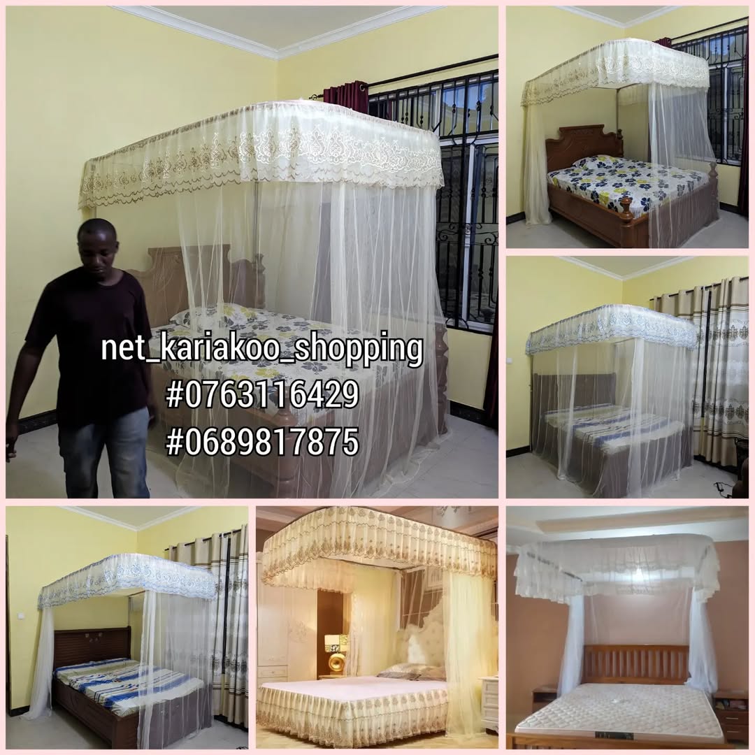 Takeer - TSH 170,000 Net ya Reli  miguu miwili net_kariakoo_shopping#
Reli ya ukutani yenye kamba 270,000
Duara kubwe 60,000
Net Bomba miguu minne 60,000
He...