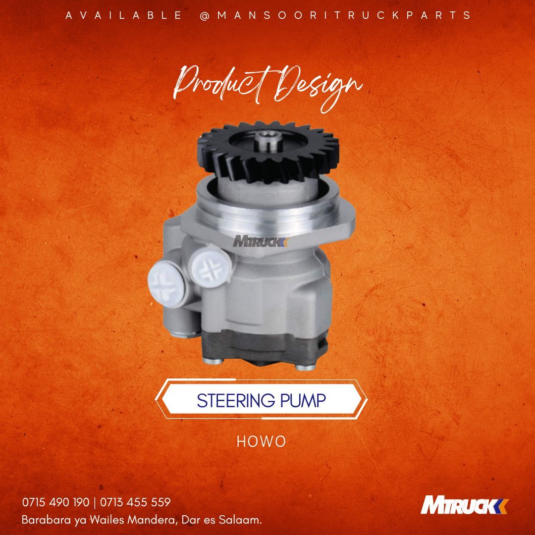 Takeer - PRODUCT NAME : STEERING PUMP

BRAND : HOWO
_______

AVAIALBLE 

📍: BARABARA YA WAILES MANDERA, DAR ES SALAAM
📞 : 