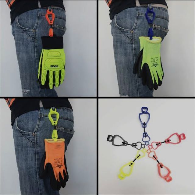 Takeer - Glove Clips Available .

BENEFITS OF USING THIS IS...
~To keep gloves handy at all times and improve hand safety.
~Keeps the gloves closer rather t...