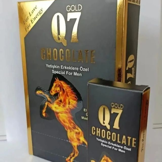 Takeer - GOLD Q7 CHOCOLATE 🍫 FOR MEN 
From 🇹🇭 

Box (Pakti 12) 120,000Tsh
Nusu (Pakti 6) 70,000Tsh
Pakti 3 Kwa 40,000Tsh
Pakti Moja Kwa 15,000Tsh

Ni Tib...