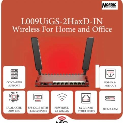 Takeer - Mikrotik Wi-Fi router L009UiGS-2haxD-IN available in stock .

For more info contact Us:

Located at Mikocheni, 
Plot No 161, Regent Estate, 
Off Mi...