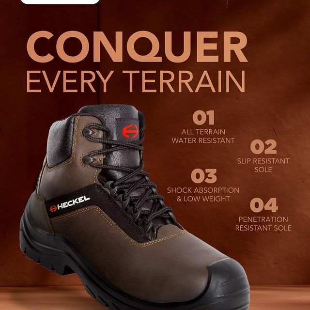 Takeer - The Heckel SUXXEED OFFROAD is a metal-free safety boot ideally suited to outdoor work. With a low weight and flexible materials, the Heckel SUXXEED...