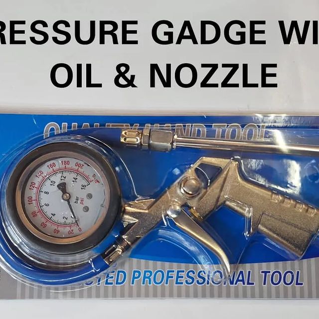 Takeer - PRESSURE GADGE WITH OIL & NOZZLE