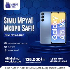 Takeer - Jipatie simu za Samsung A series zote kwa Mkopo 

💣Vigezo 

  ↪️Malipo ya awali [Kianzio]
  ↪️Kitambulisho halisi 
        [NIDA, KURA au LESSEN Y...