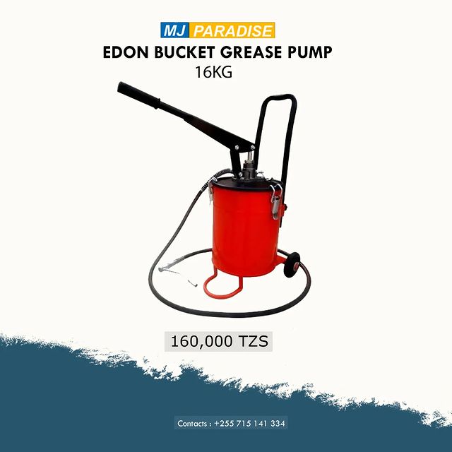 Takeer - Full In Stock ❗❗
• EDON BUCKET GREASE PUMP Available for 160,000/= 

Contact Us : 
Gerezani Mtaa wa Congo Na Kiungani.

    