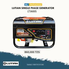 Takeer - FULL IN STOCK ‼️

✅LUTIAN SINGLE PHASE GENERATOR (LT3600S) Available for 860,000/=

🔸Contact Us : 
🔸Gerezani Mtaa wa Congo Na Kiungani.

    