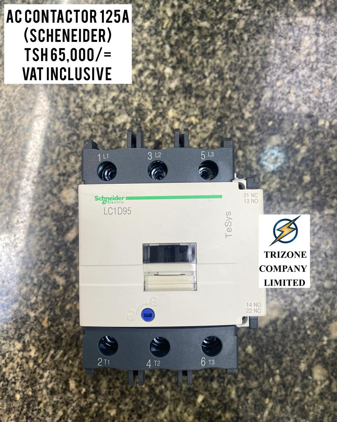 Takeer - AC CONTACTOR 125A ZIPO
SCHENEIDER

BEI;TSH 65,000/=
PAMOJA NA VAT

MAWASILIANO;
SIMU NAMBA: #
WHATSAPP NAMBA:#

TUNAPATIKANA;
KARIAKOO-MTAA WA NARU...