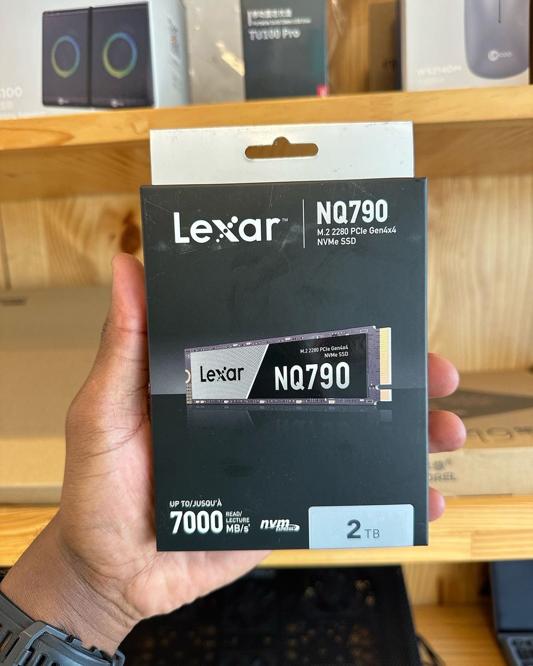 Takeer - Lexar NQ790 2 TB SSD 🔥

Speed: 
2TB—Sequential Read up to 7000MB/s, Sequential Write Speed up to 6000MB/s, random read up to 800,000 IOPs, random ...