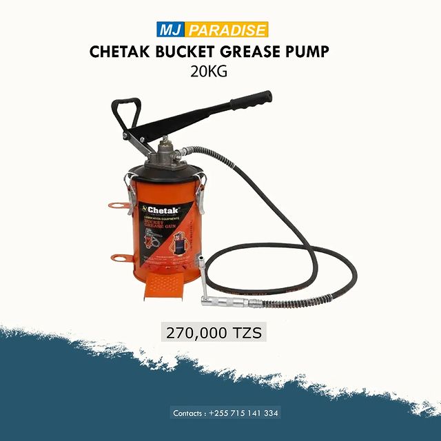 Takeer - Full In Stock ❗❗
• CHETAK BUCKET GREASE PUMP Available for 270,000/=

Contact Us : 
Gerezani Mtaa wa Congo Na Kiungani.

    