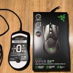 Takeer - Razer Viper 8KHz Gaming Mouse

Price - 230,000/=

Features
✅ Ultra-Fast Polling Rate: Boasts an 8000 Hz polling rate, delivering a true 0.125 ms re...