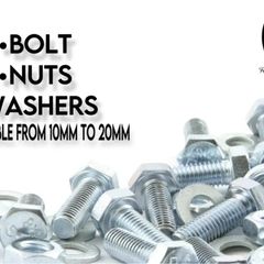 Takeer - BOLT , NUTS & WASHER Available 10mm to 20Mm