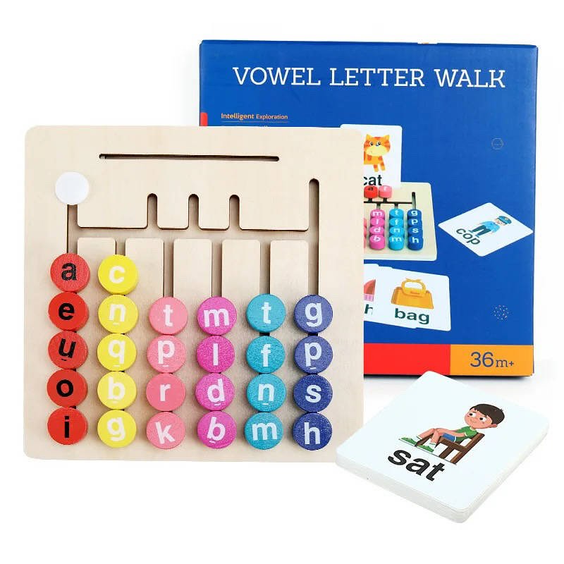 Takeer - Wodden Puzzle Spelling Board

Children Early Education English Vowel Teaching Aids, Walking Letter Maze Color Discrimination Toy#
Price 28,000tshs