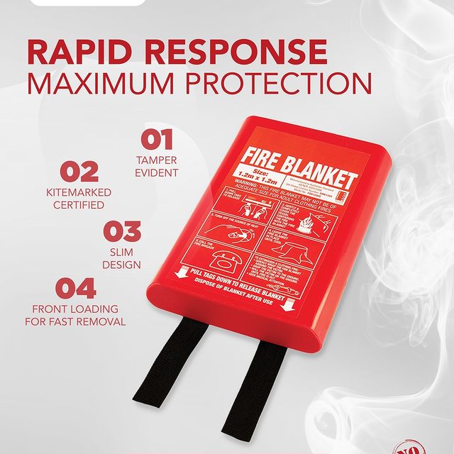 Takeer - Ensure fast and effective fire response with our Fire Blankets. Featuring tamper-evident seals, Kitemarked certification, a slim design, and front ...