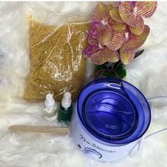 Takeer - hard wax kit 
.wax machine✔️
. wax beans 1kg✔️
.pre wax spray✔️
.after wax treatment oil✔️
.10 spatula✔️
.
.call or whatsapp .tupo dar es salaam na...