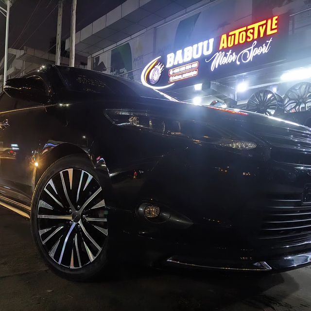 Takeer - 20" wheels & tyers on Toyota harrier (anaconda) done by us 
You are welcome for information call us 