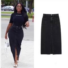 Takeer - Denim skirt available for pick up or delivery 🛍️
M_Xl / 40000📌📌

To purchase, kindly dm or send msg via WhatsApp link 👆
📞/ 📍mawasiliano bus t...