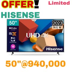 Takeer - Hisense TV 50" @ 940,000
2years warrant.
Free delivery in Tanzania.
Call/WhatsApp kwa mawasiliano zaidi