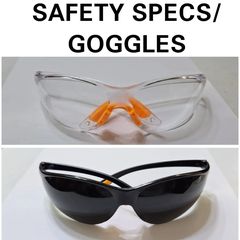 Takeer - SAFETY SPECS/GOGGLES CLEAR & BLACK