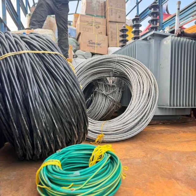 Takeer - LINE MATERIAL AVAILABLE

-TRANSFOMER 
-ABC
-STAY WIRE
-EARTH WIRE
-BASE PLATE

STRONG AND DURABLE 

KWA MAWASILIANO / FOR ENQUIRERS 

CALL:☎️WHATSU...