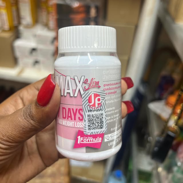 Takeer - MAX SLIM 7 DAYS 7 KG WEIGHT LOSS🙌

WANAOSHINDWA KUMANAGE CHAKULA YAANI KUFANYA DIET HII NDIO MKOMBOZI WAO, 

Vidonge vya kupunguza mwili, Tumbo Na...