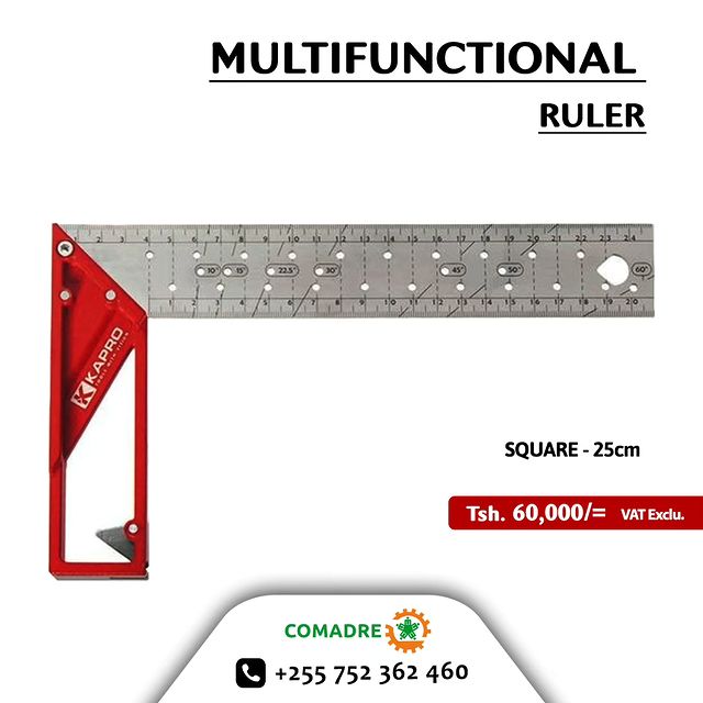 Takeer - High-precision 90-degree Stainless Steel Right-angle Ruler Woodworking Marked Scribed Hole Metal Square Angle Marking Tool

Price: Tsh. 60,000/=

O...