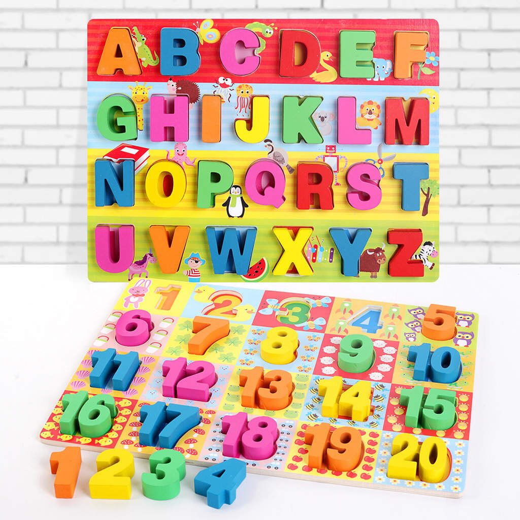 Takeer - Colorful Numbers and Alphabets Wooden Puzzle Pairing Board Education for Kids
Price 
Each board 20,000tshs