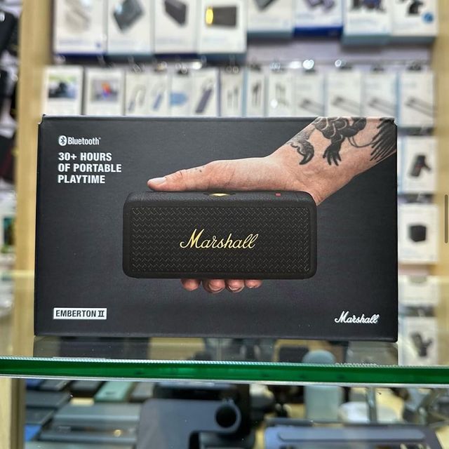 Takeer - Marshall Emberton II Portable Bluetooth Speaker
Tzs 600,000
Original By Marshall 1 Year Warranty Sealed Box

•SUPERIOR SIGNATURE SOUND: Sound that ...