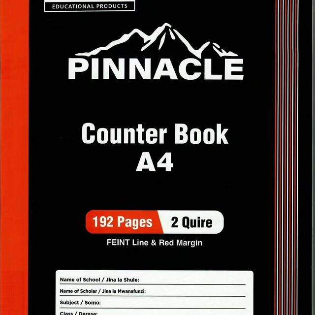 Takeer - Pinnacle Counter Book 2 Quire
Quality yake ni balaa 🔥

Bei : 66,000/= zinakaa pc 48 kwa Carton

*𝐖𝐡𝐨𝐥𝐞𝐬𝐚𝐥𝐞 𝐎𝐧𝐥𝐲| 𝐉𝐮𝐦𝐥𝐚 𝐓𝐮

📍 ...