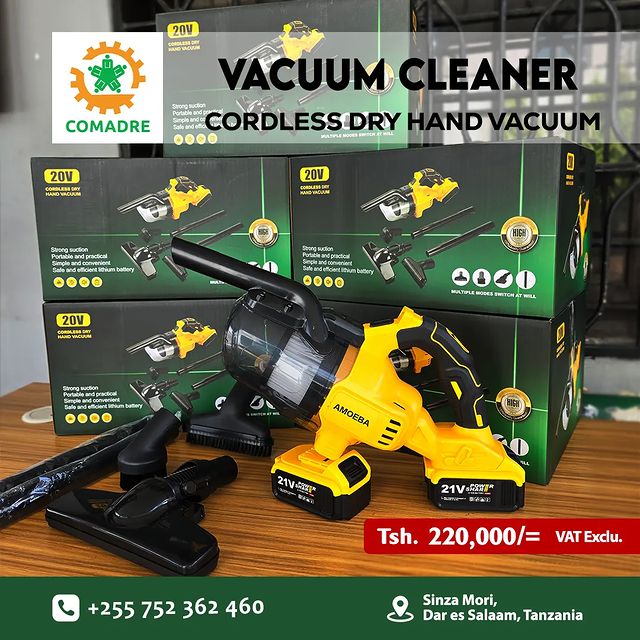 Takeer - Cordless Dry Hand Vacuum Cleaner now available in stock...

Price: Tsh. 220,000/= 

Order now 
For more info regarding others follow us     

     ...