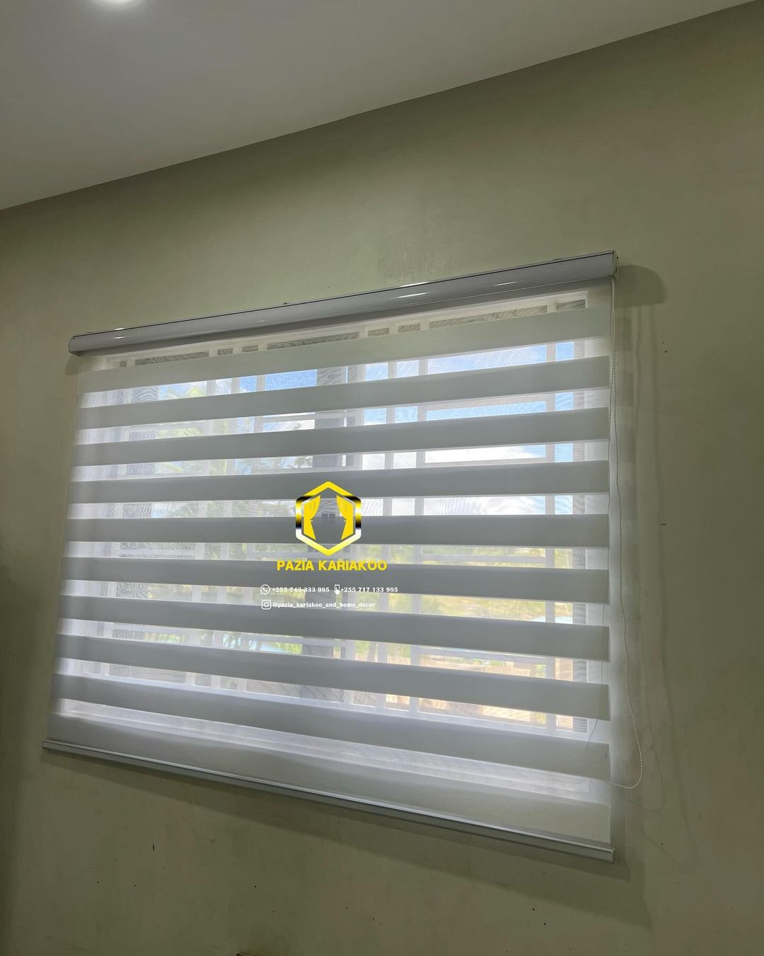 Takeer - Zebra Blind 

Office Curtain , Jikon

Pendezesha Office yako na Zebra Blinds 

Square mita sh 80,000

Call no / WhatsApp 
 ☎️ 📞. 

Tupo kariakoo m...