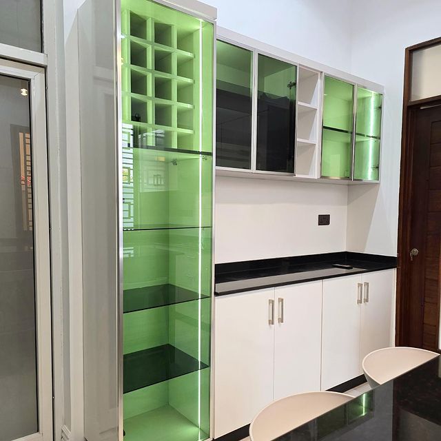 Takeer - MDF KITCHEN CABINETS
price 1,400,000/= per running meter
Book your site visit with us, 
Call us /