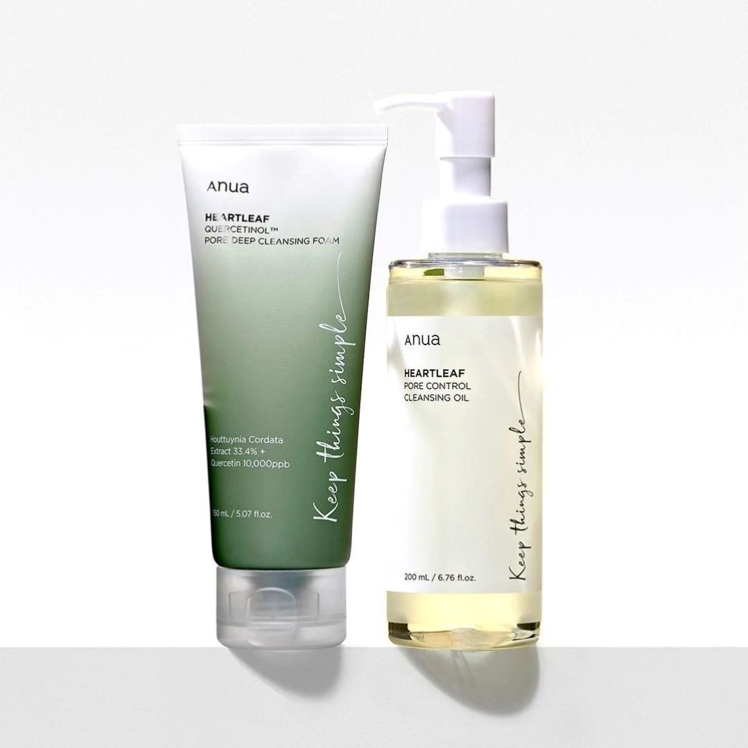 Takeer - Your favorite Anua products are back in stock. 

Heartleaf Quercetinol Pore Deep Cleansing Foam. 55,000 

Heartleaf Pore Control Cleansing Oil..65,...