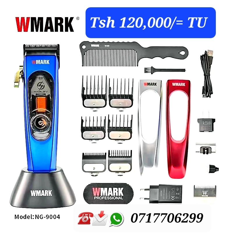 Takeer - Wmark NG-9004 NEW MODEL HEAVY-DUTY HIGH QUALITY WIRELESS SHAVING MACHINE OG TSH 120,000/=TU.. ONE OF THE BEST POWERFULL SHAVER  EVER..
MASHINE YA K...