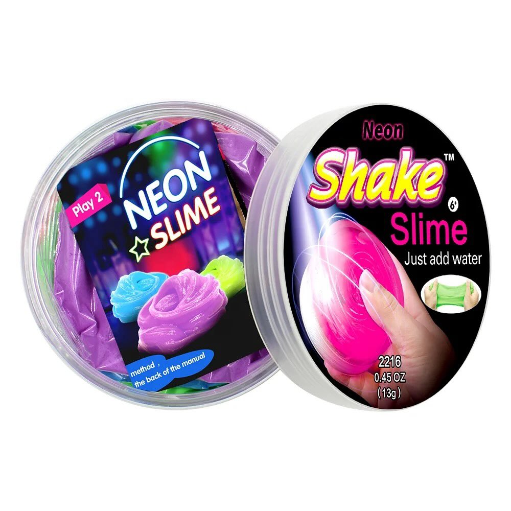 Takeer - Slime Powder Shake Clear and Crystal Jelly Slime - 4 Packages of 13g Slime Powder (Pink, Green, Blue, Purple)
Price 18,000tshs