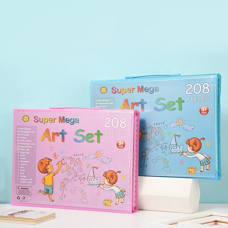 Takeer - 208 Pcs Art Set Kids Childrens Colouring Drawing Painting Arts & Crafts Case
Price 35,000tshs