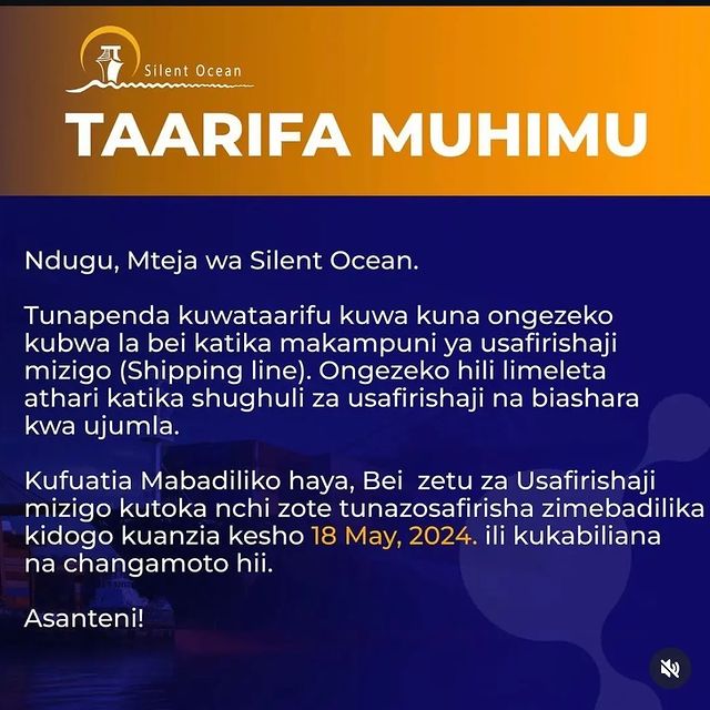 Takeer - NDUGU WATEJA WA    TUNAOMBA RADHI SANA KWA MABADILIKO YA BEI YATAKAYO JITOKEZA KULINGANA NA BEI ZA MANUNUZI NA BEI ZA KUSAFILISHA MIZIGO KUONGEZEKA...