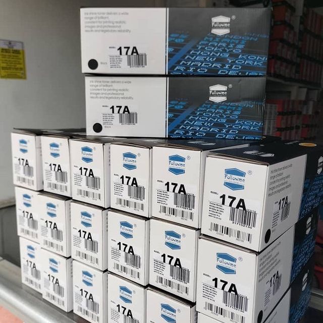 Takeer - 17A compatible toner cartridge zinapatikana kwetu✅

Bei: 30,000/=

Tupigie kwa simu namba

 ☎️:
Tunapatikana kariakoo mtaa wa Congo na lindi. Dar e...