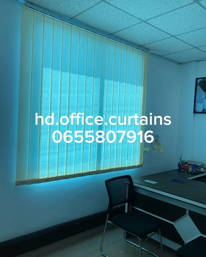 Takeer - Vertical Blinds 

Square Meter Tsh 40,000

Installation kwa dirisha 10,000
Free Delivery 📦 

Call ☎️ 