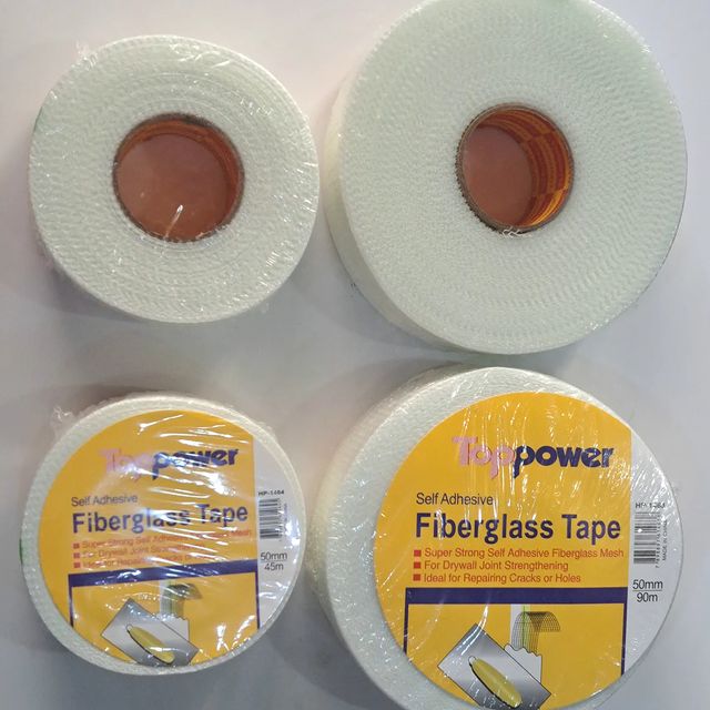 Takeer - FIBER GLASS TAPE (GYPSUM TAPE) 

SIZE AVAILABLE.

45MM x 50m 144PCS KWENYE CTN.

90MM X 50M 72PCS KWENYE CTN.