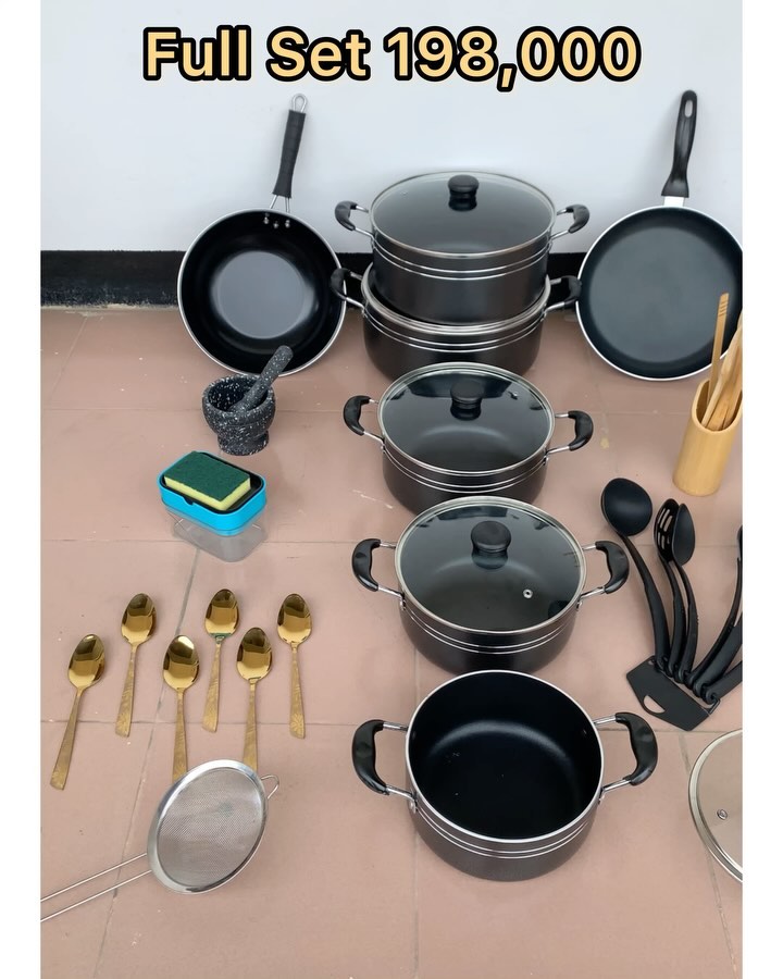 Takeer - Offer🔥Offer🔥Offer🔥 Germany Standard Cookware Set🔥

📌Sufuria Zetu Ni Non Stick Original Germnany Standand (Non Stick)

📌Ni Nzito Haziunguzi Ch...