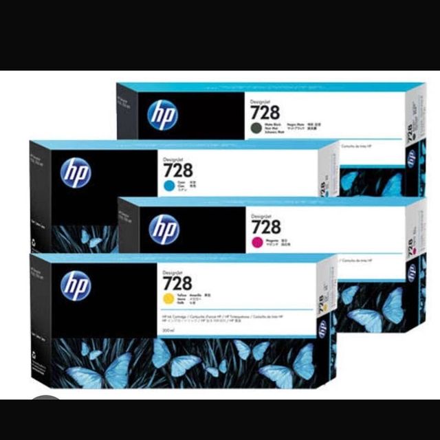 Takeer - Hp 728 Ink Cartridge in stock ✅

COLOR: Black/Cyan/Yellow/Magenta

For more information: Whatsap/📞 
Kariakoo Lindi na Congo .