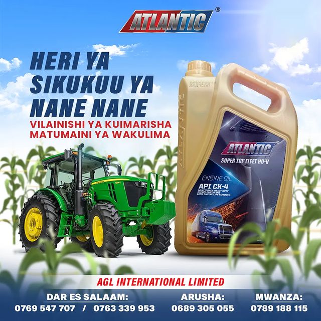 Takeer - Happy Nane Nane! 🌾

At Atlantic Grease and Lubricants, we celebrate and honor the hard work and dedication of our farmers who nourish the nation. ...