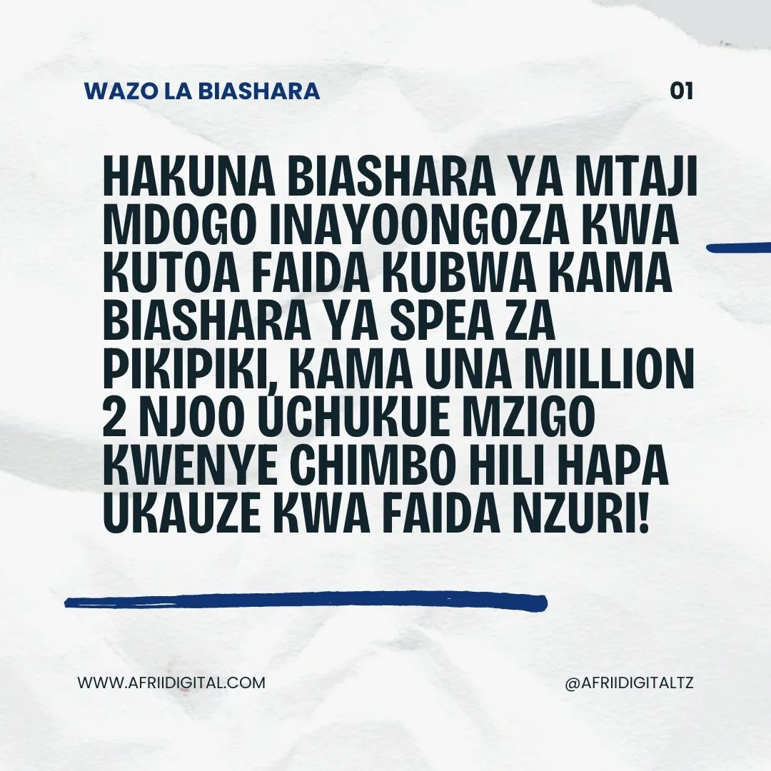 Takeer - Leo Nimeamka Na Wazo Hilo Kwa Ajili Yako La Spare Parts, Na Ilikua Ni Baada Ya Jana Kufanya Darasa La Biashara Mtandaoni Na   Wauzaji Wa Vipuli (Sp...